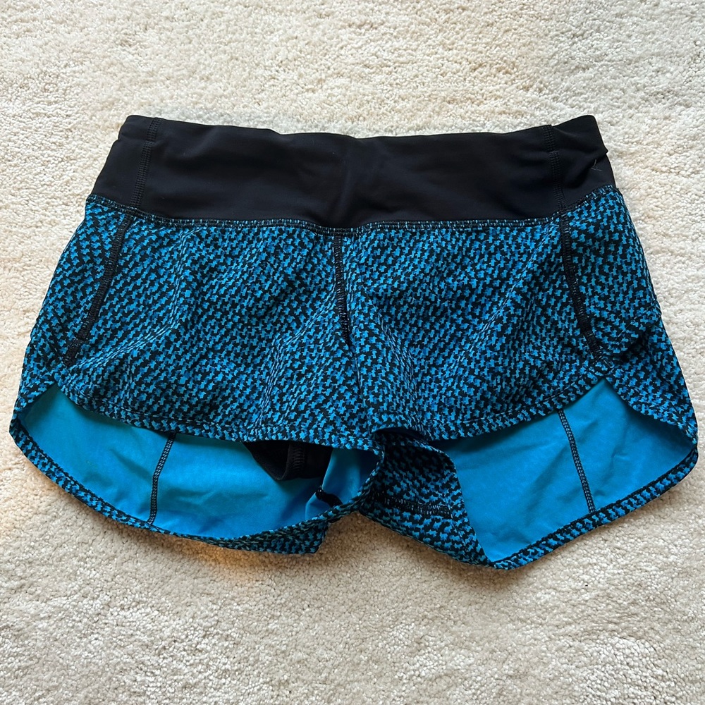 Lululemon speed up shorts size 2